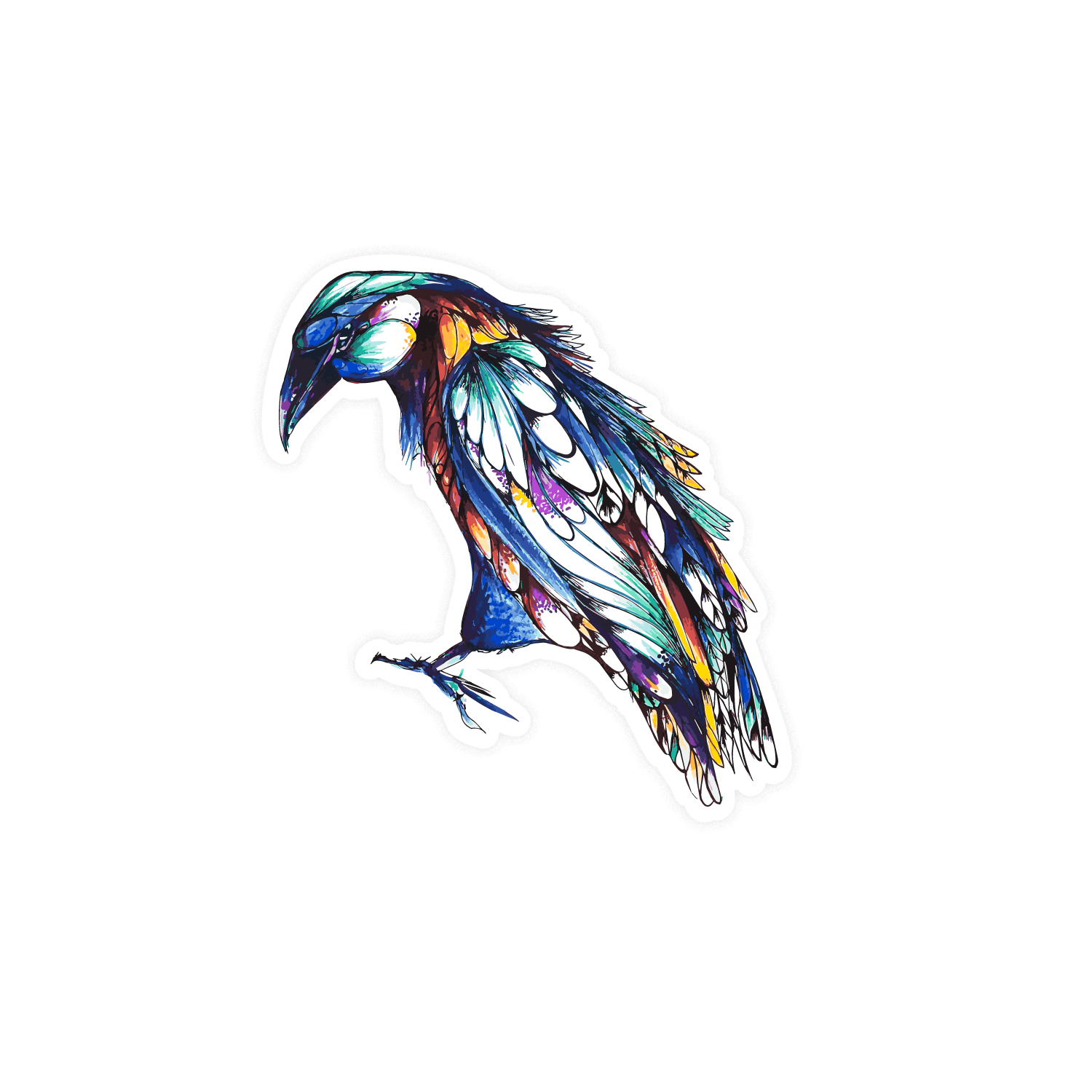 Raven Sticker