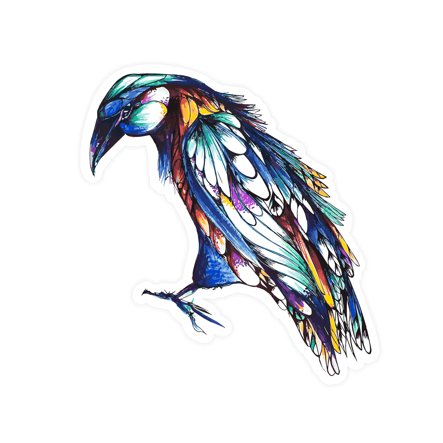 Raven Sticker
