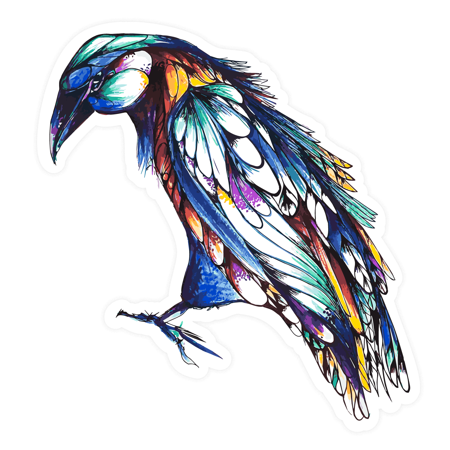Raven Sticker
