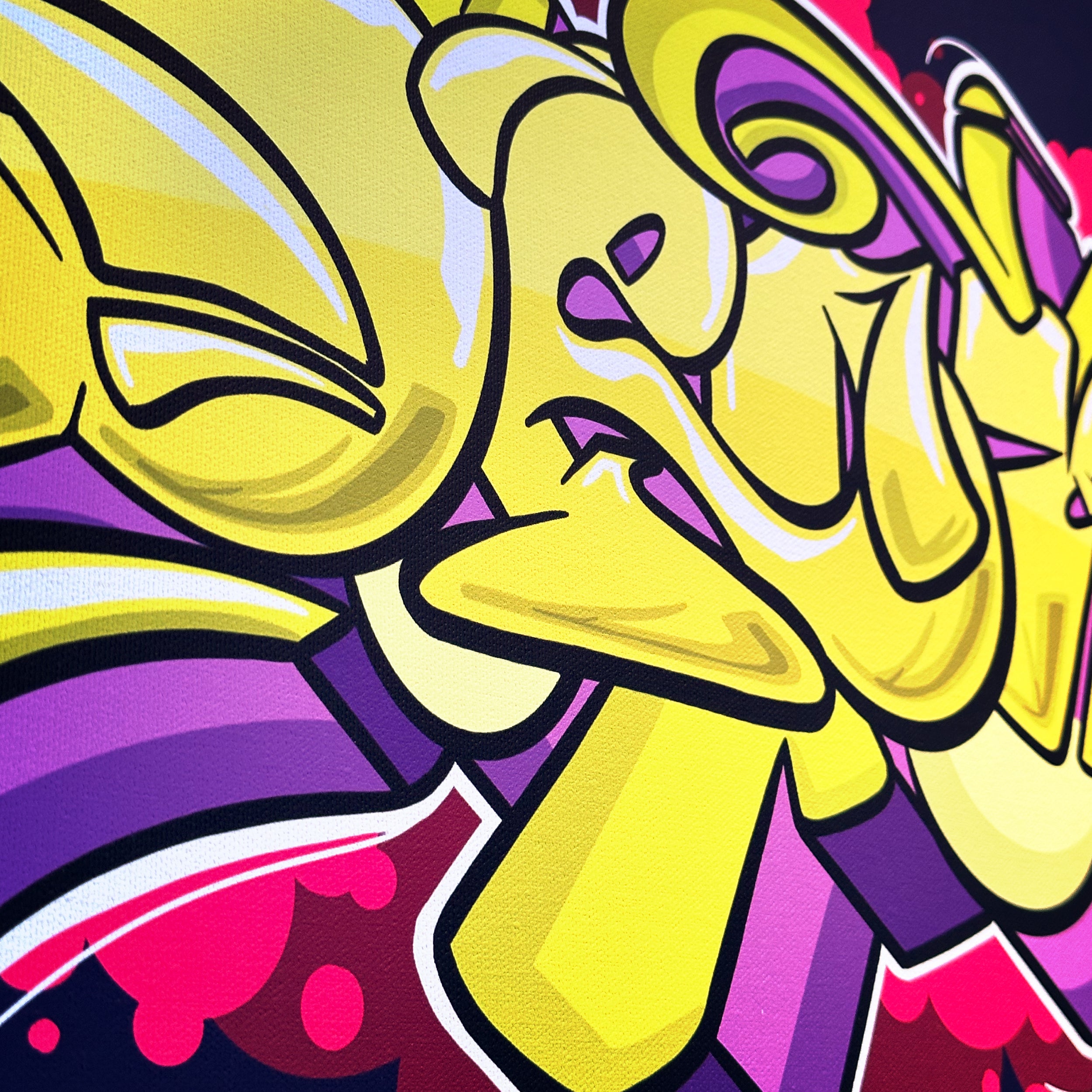 DEKS Graffiti 03 Canvas Gallery Wrap