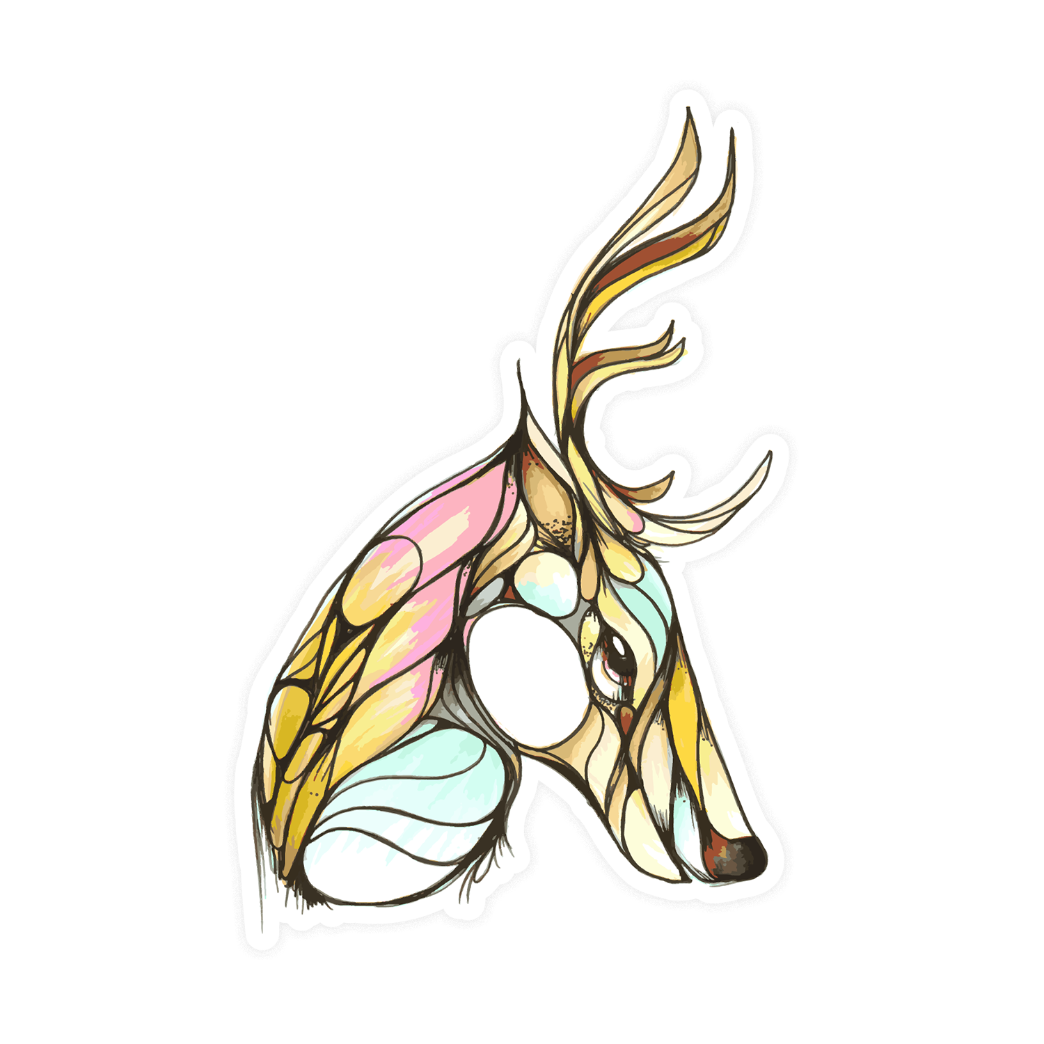 Deer Sticker