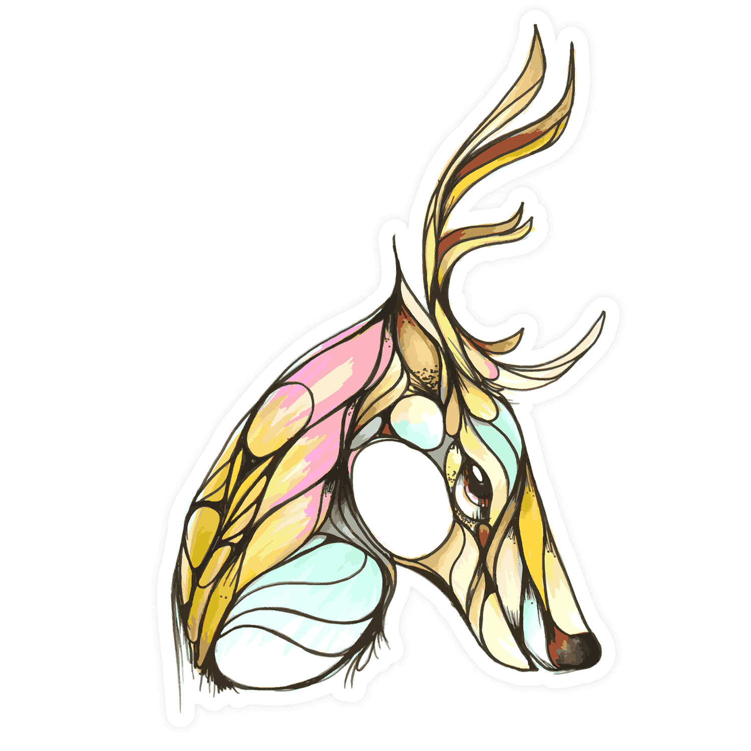 Deer Sticker