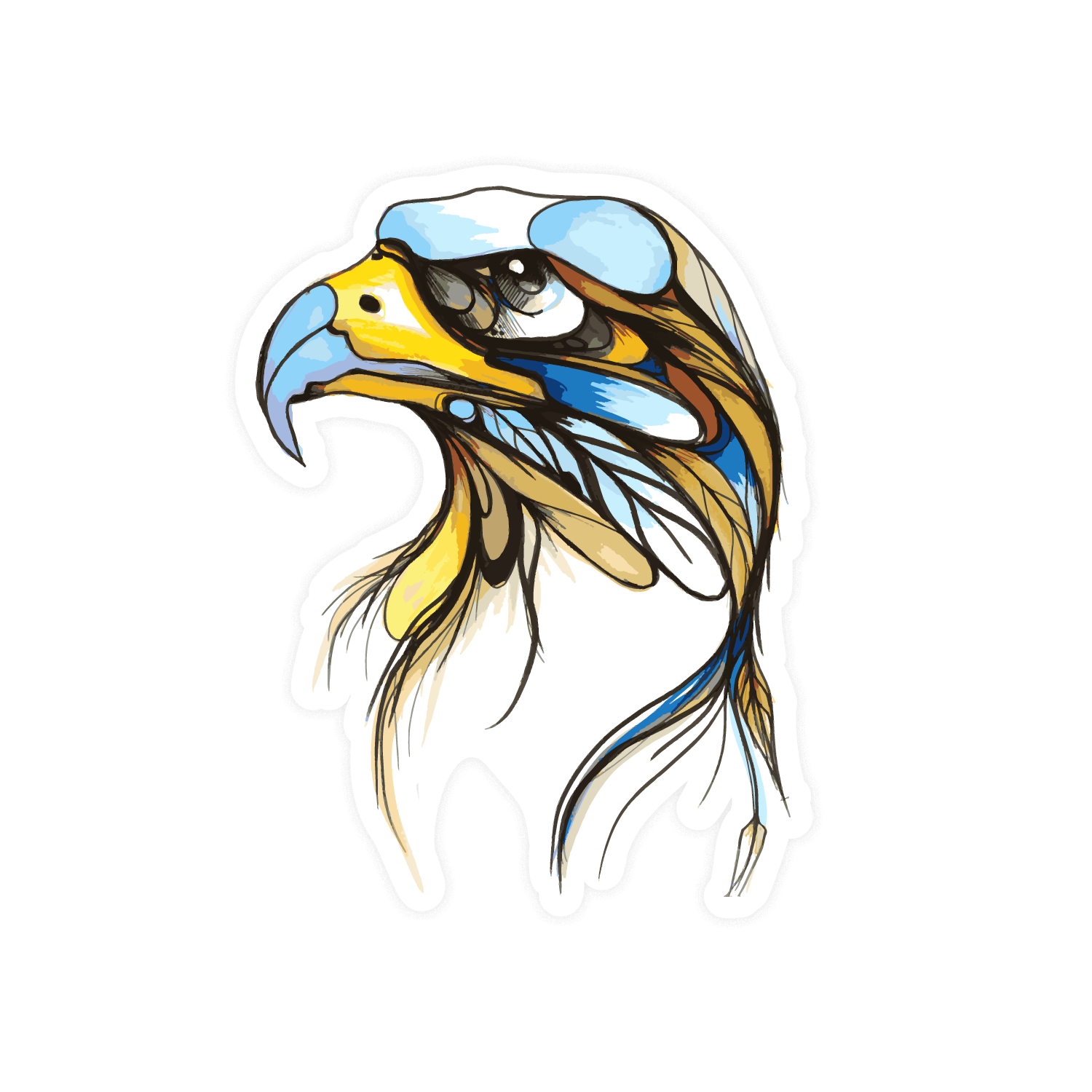 Hawk Sticker