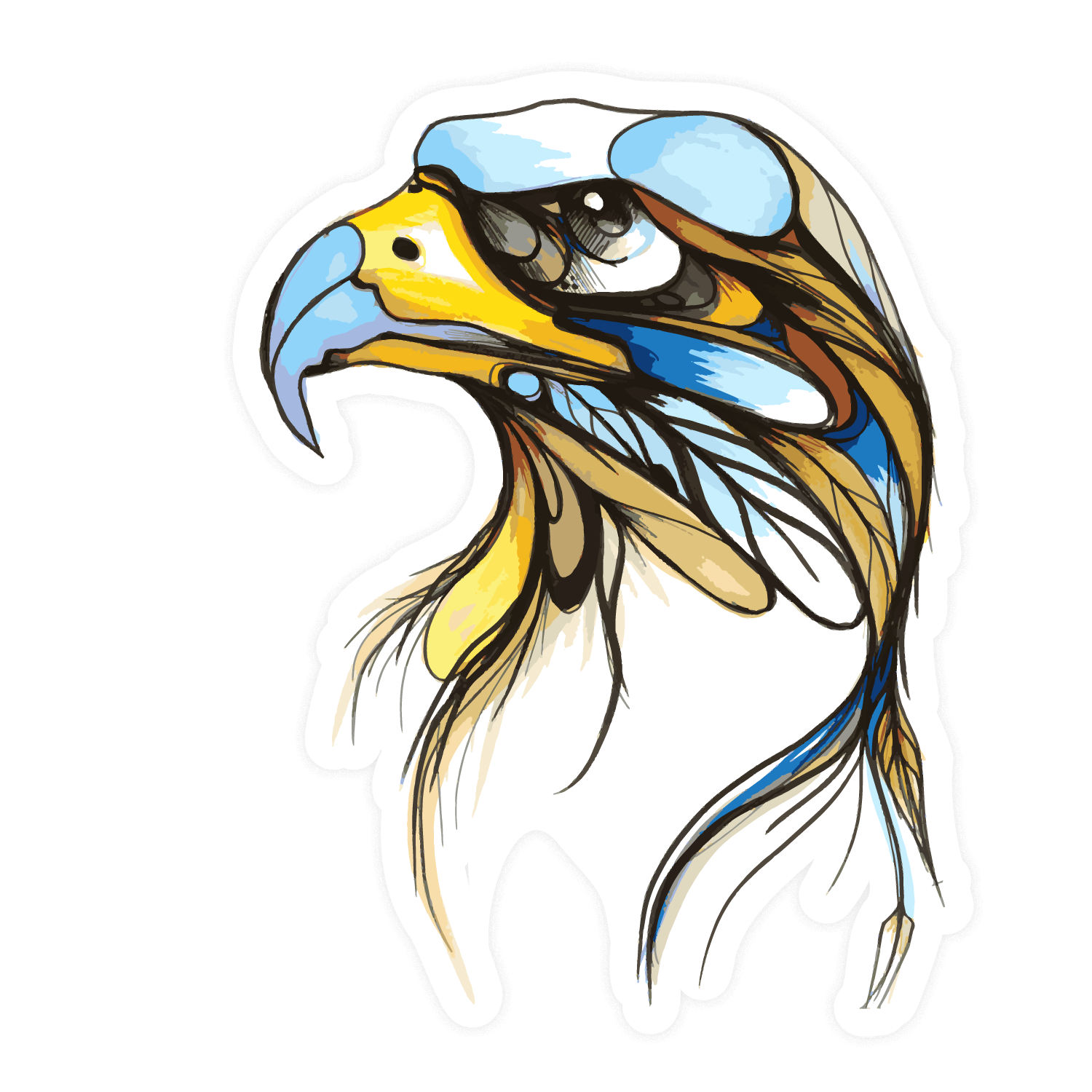Hawk Sticker