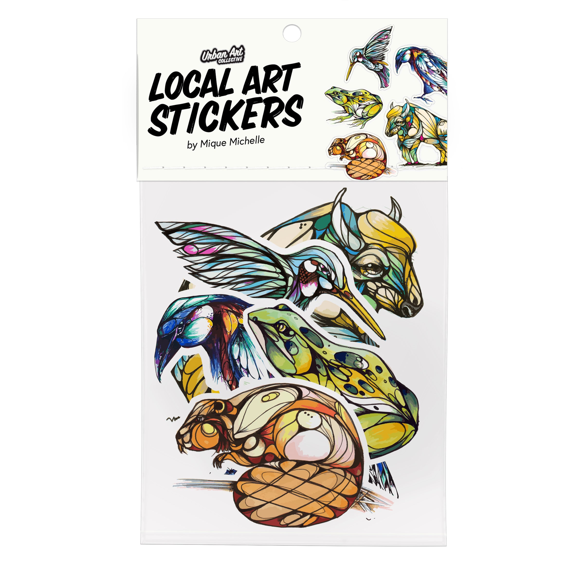 Mique Michelle 5 Pack of Stickers