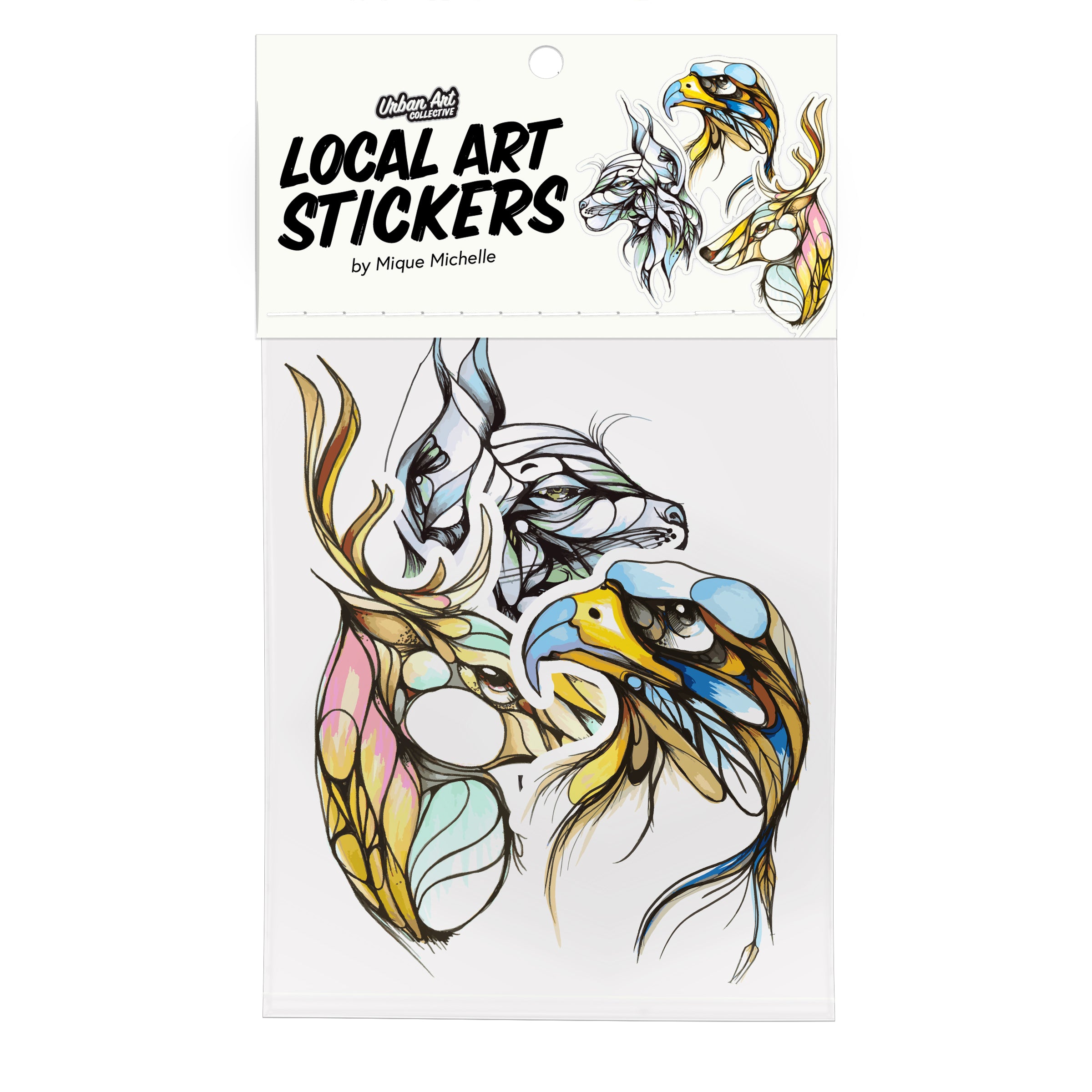Mique Michelle 3 Pack of Stickers