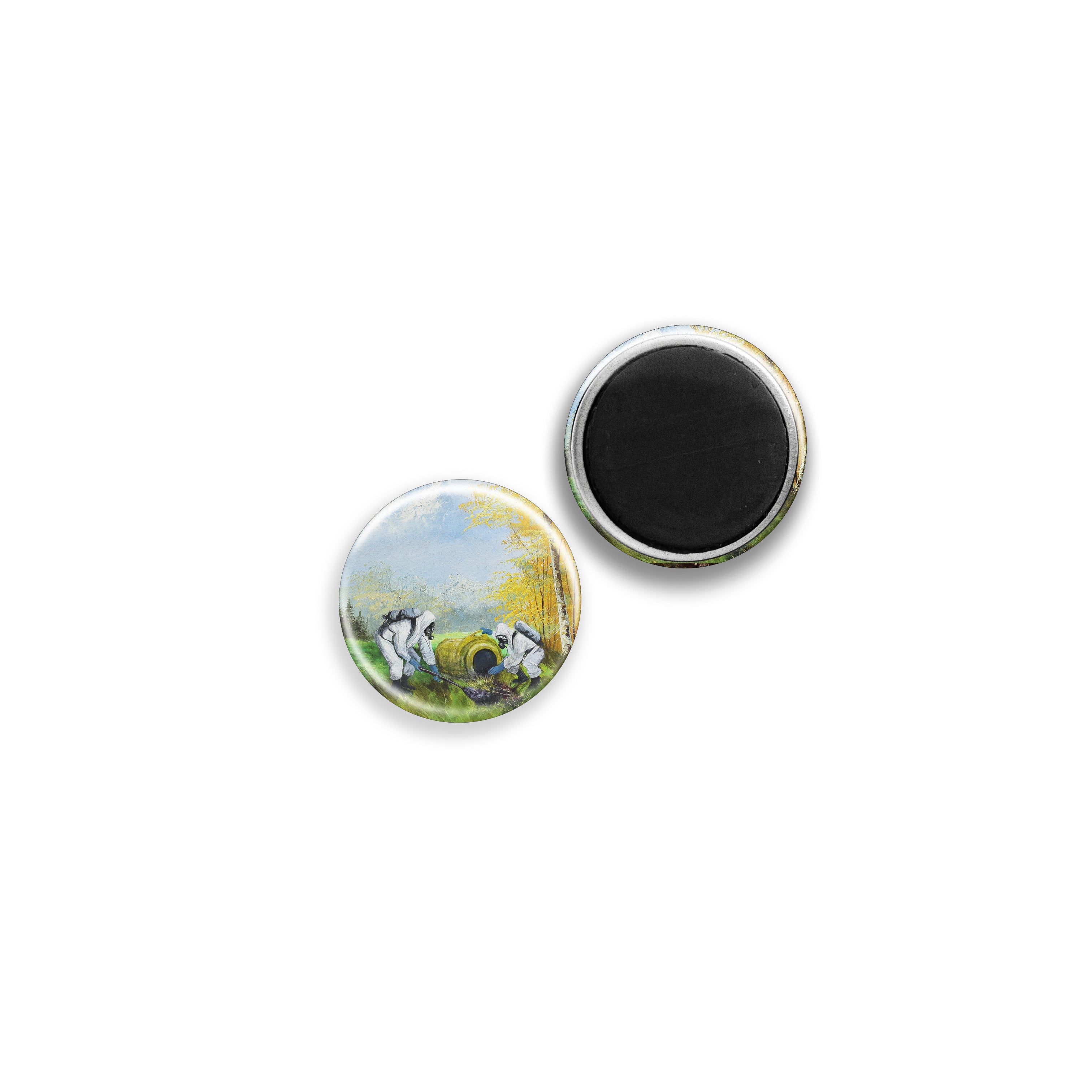1" Magnet: Ruined Landscapes 03