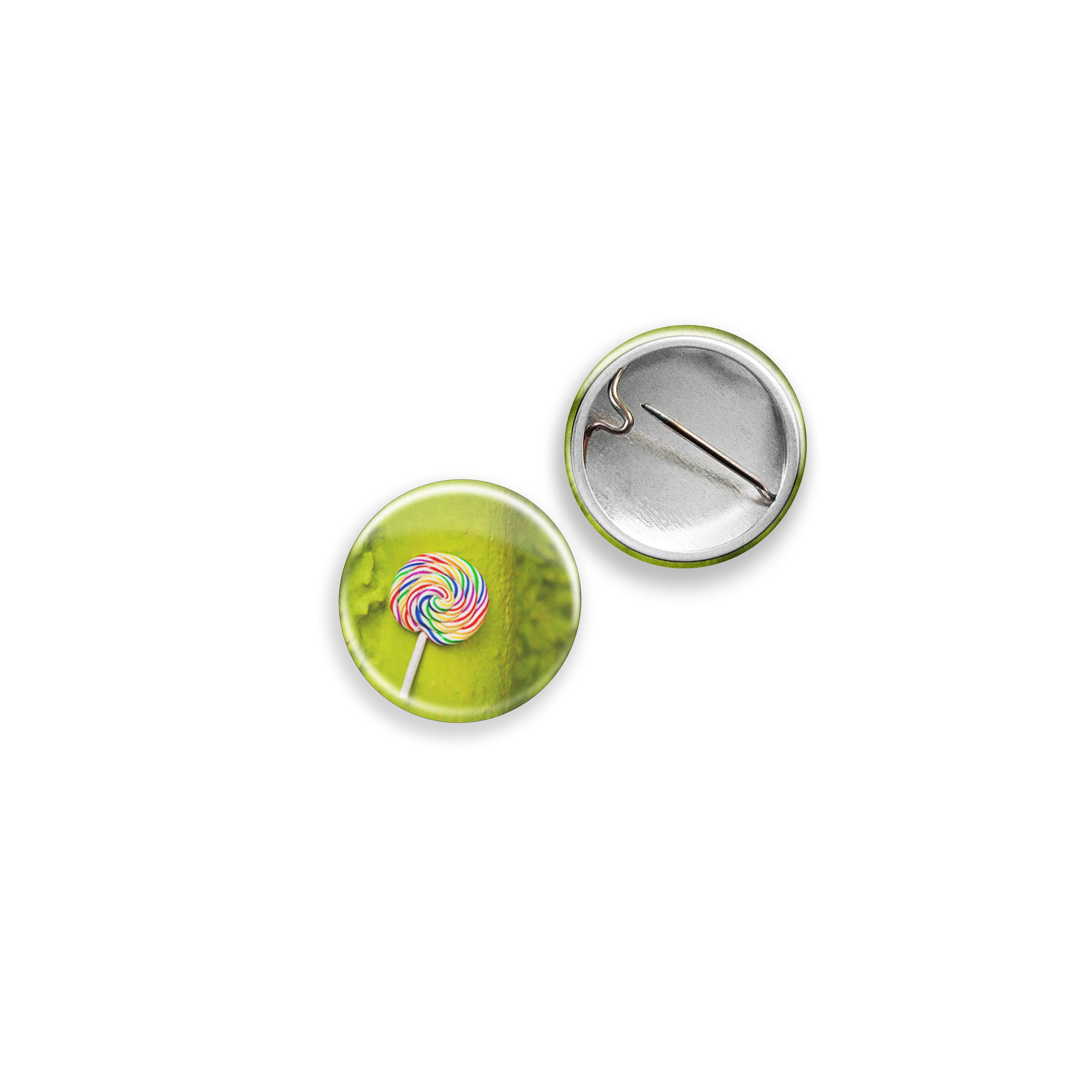1" Pinback Button: Lollipop