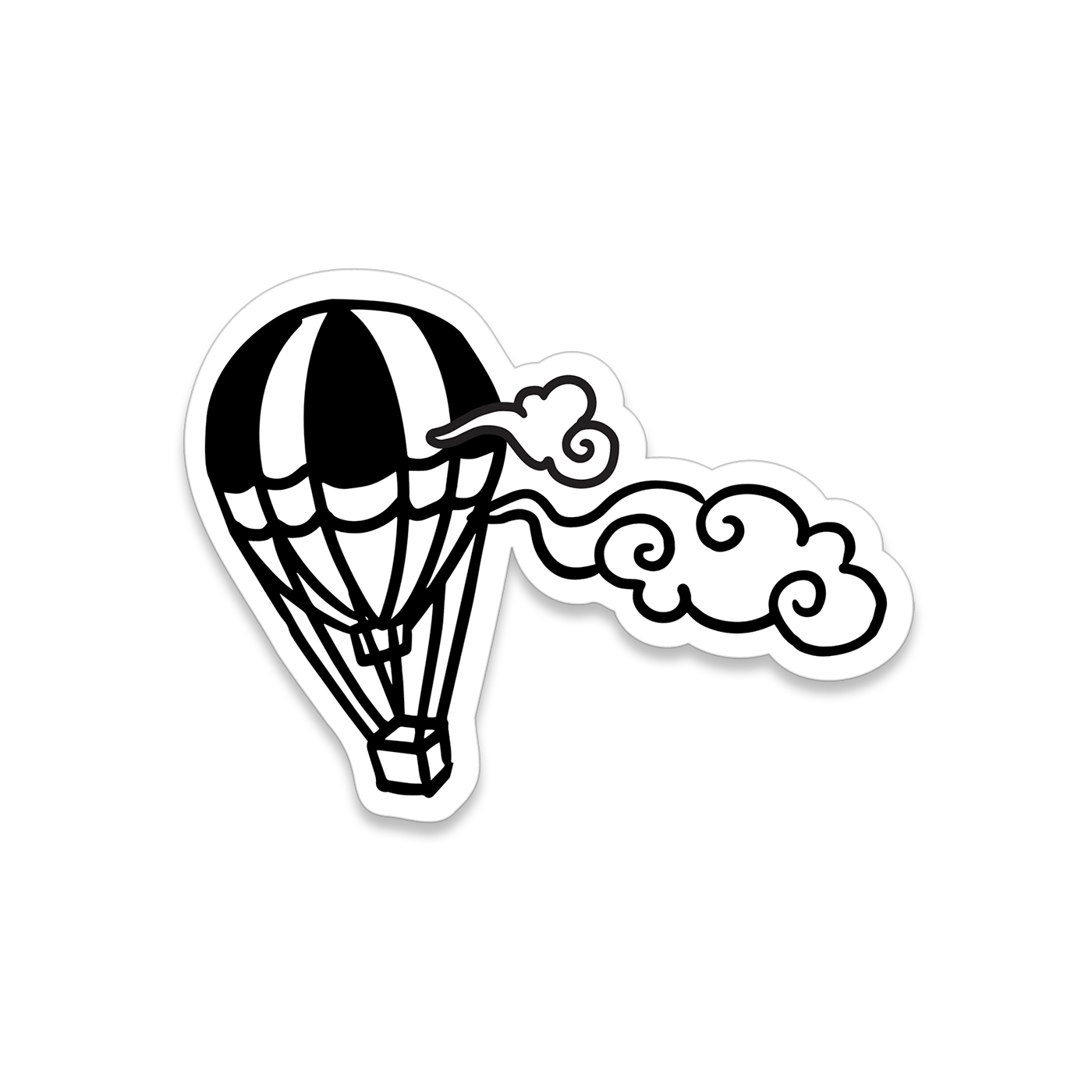 Hot Air Balloon Sticker