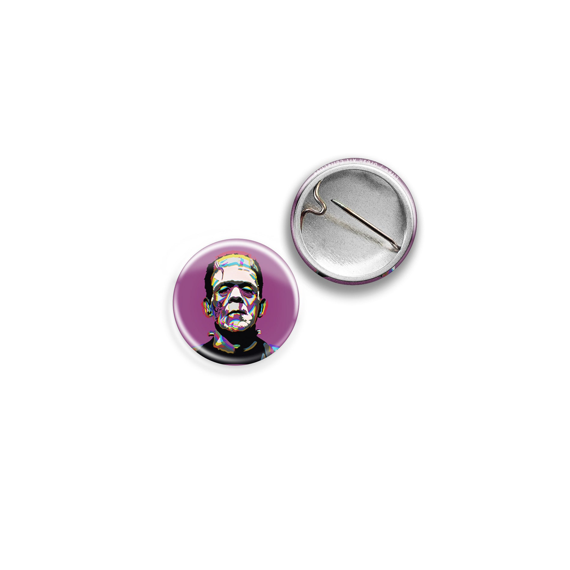 DEKS 1" Pinback Button: Frankenstein