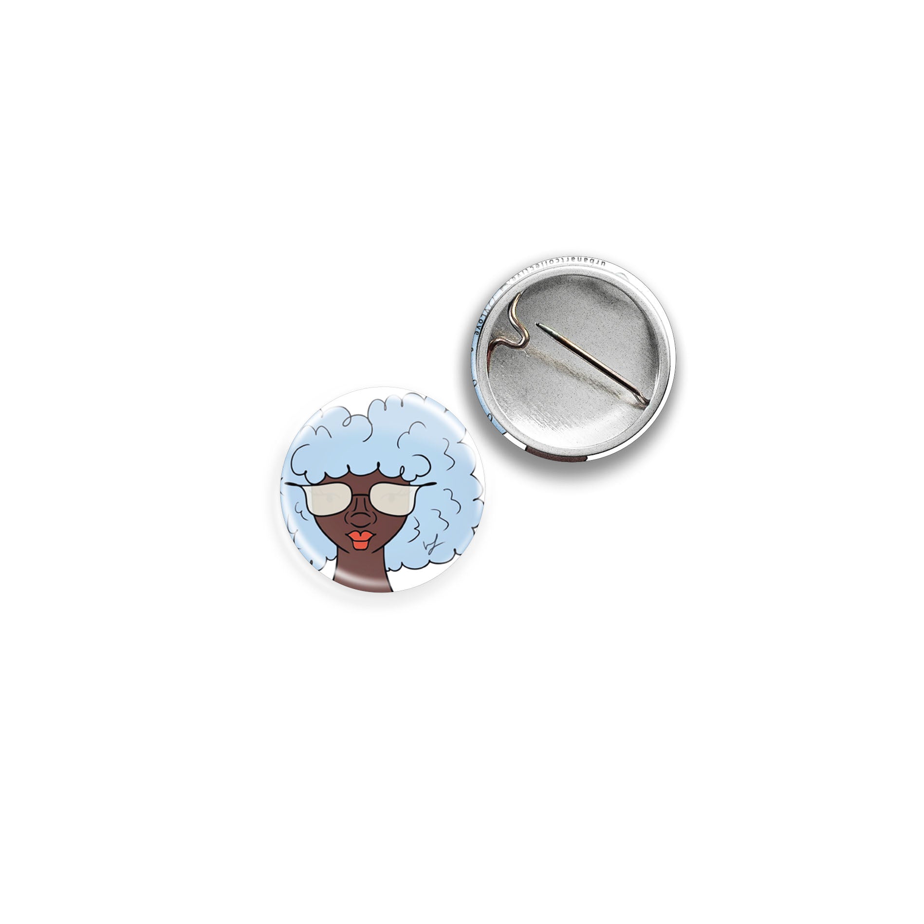 1" Pinback Button: Cloudina