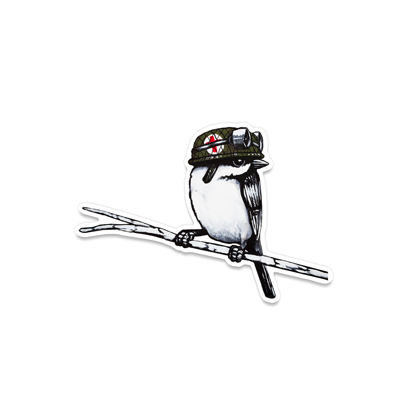 Bird Army 1 Sticker