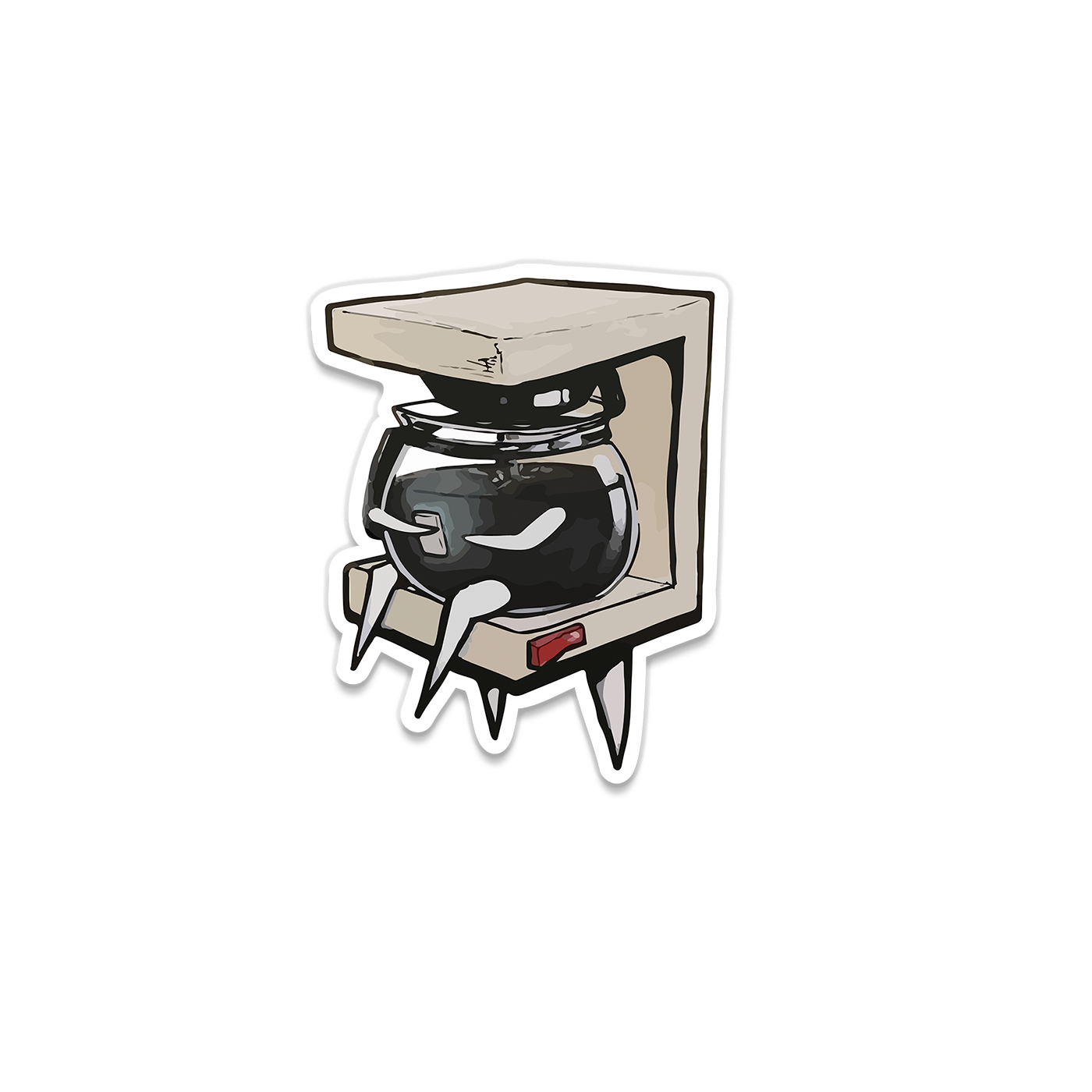 Coffee Character Sticker