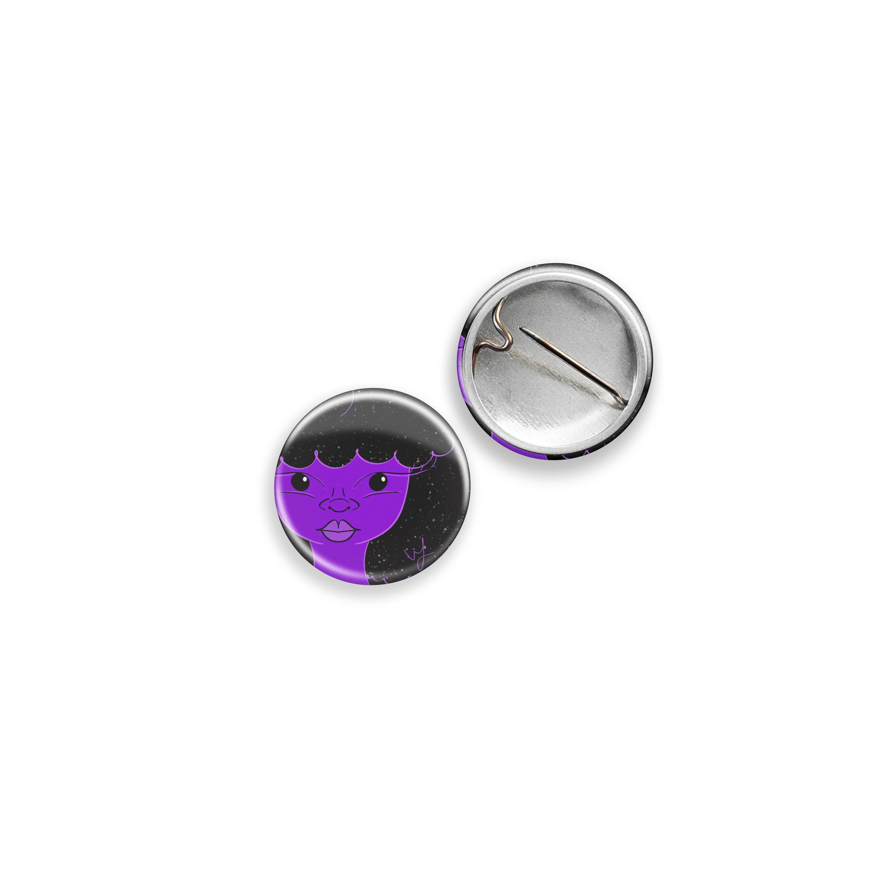 1" Pinback Button: Galaxia