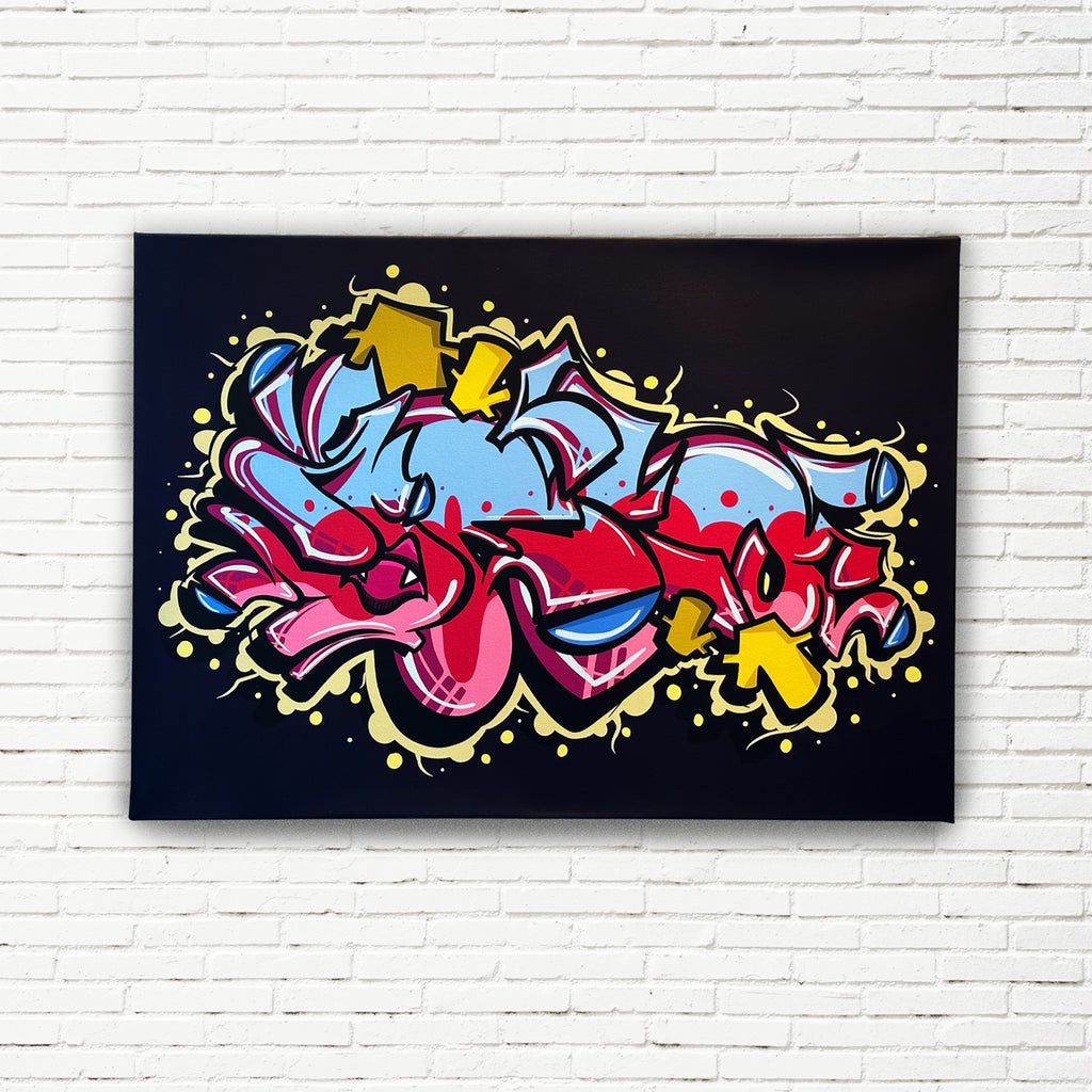 DEKS Graffiti 02 Canvas Gallery Wrap