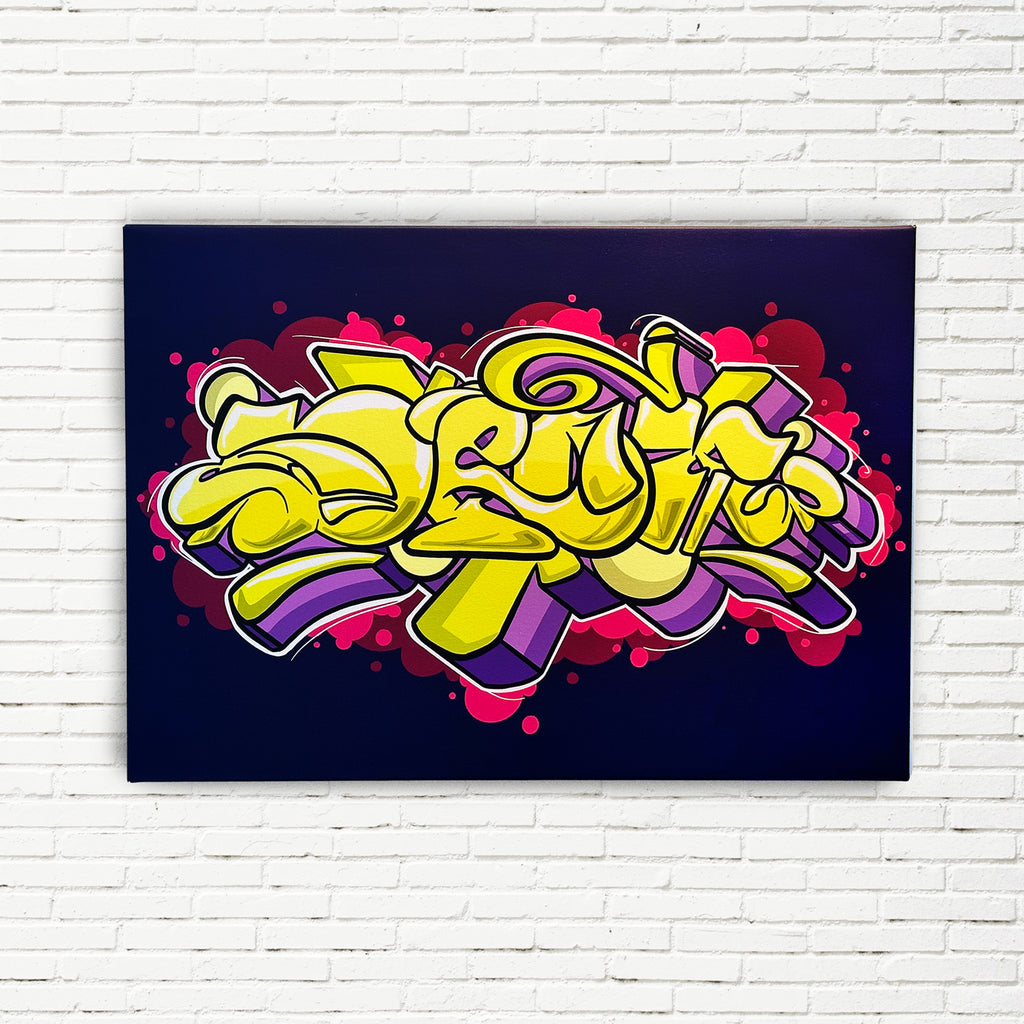 DEKS Graffiti 03 Canvas Gallery Wrap