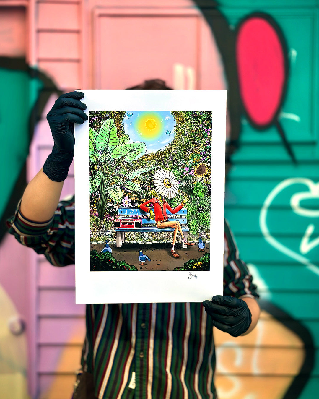 Les Fleurs - Limited Edition Print by Brennan Bova