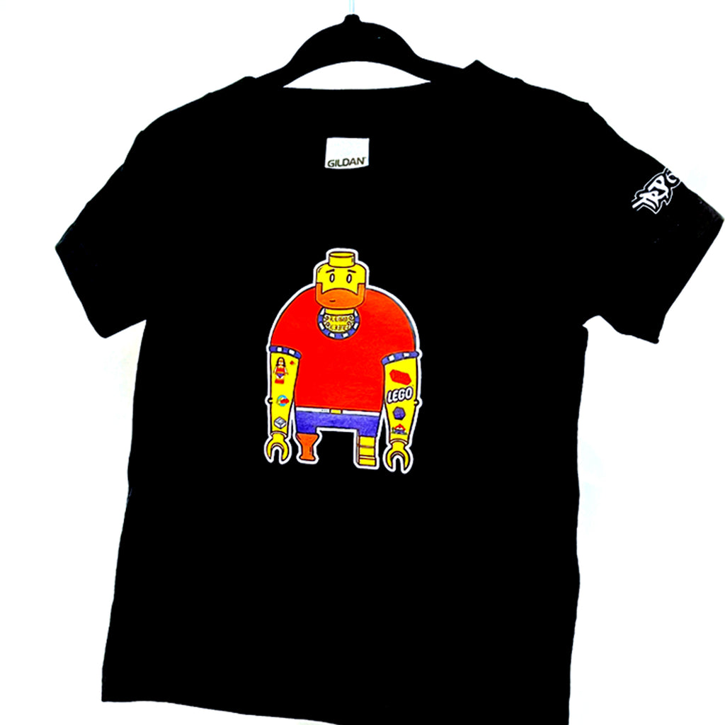 Toddler 2T T-Shirt (OG Lego) on Black
