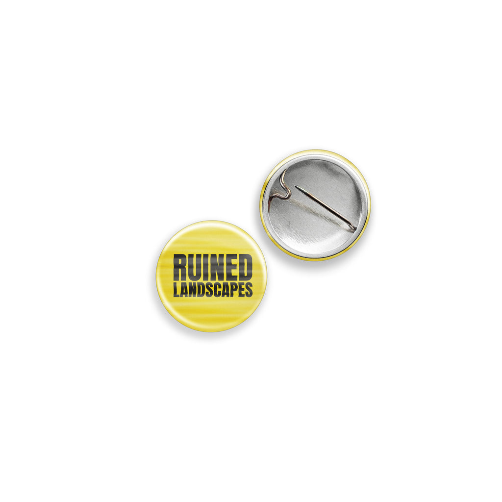 1" Pinback Button: Ruined Landscapes