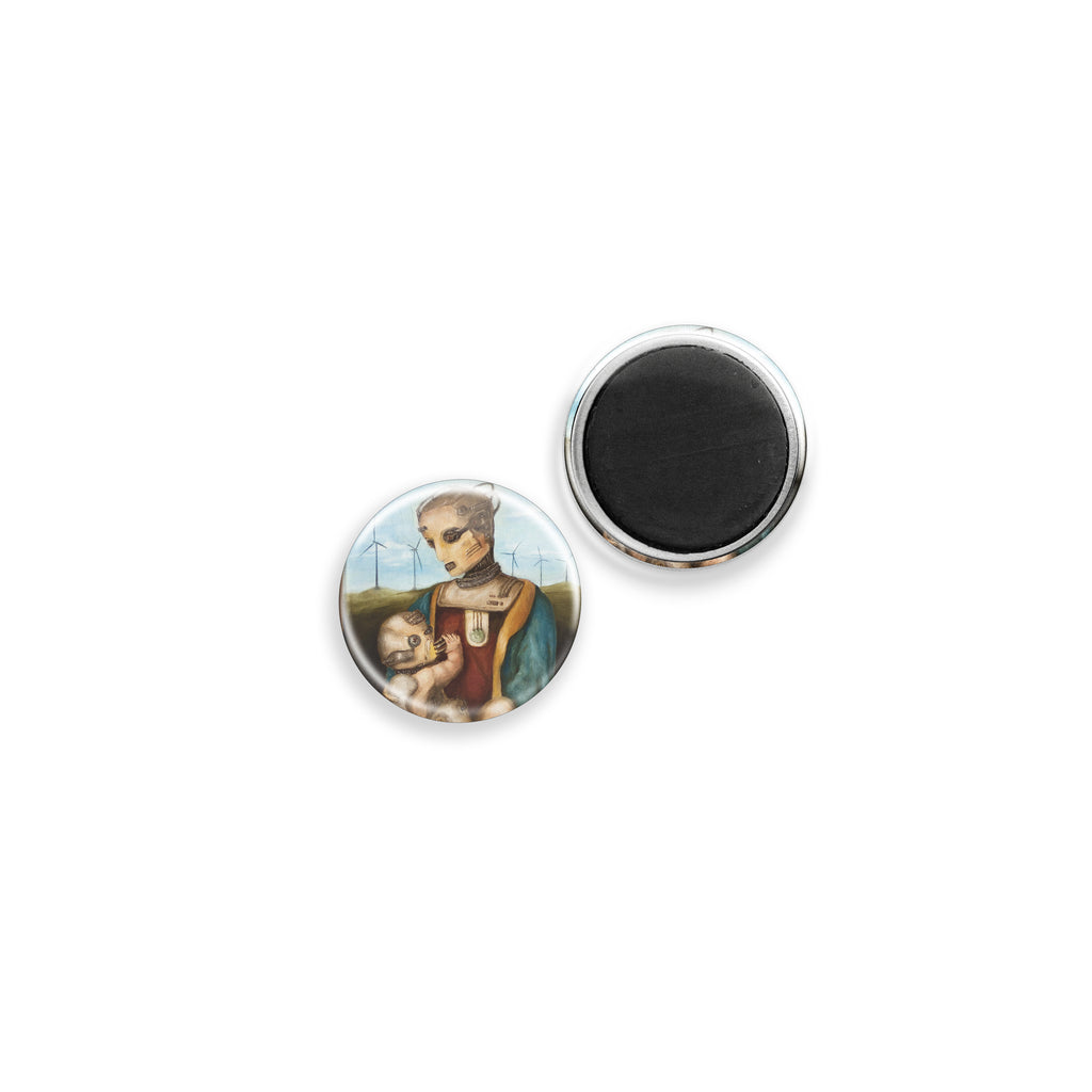 1" Magnet: Mother and Child