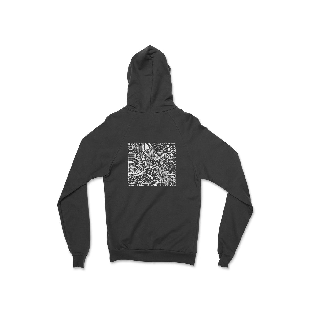 Adult Zipper Hoodie: Don't Forget to Blink