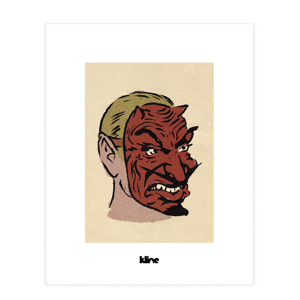 Kline Fine Art Print: Devil Mask