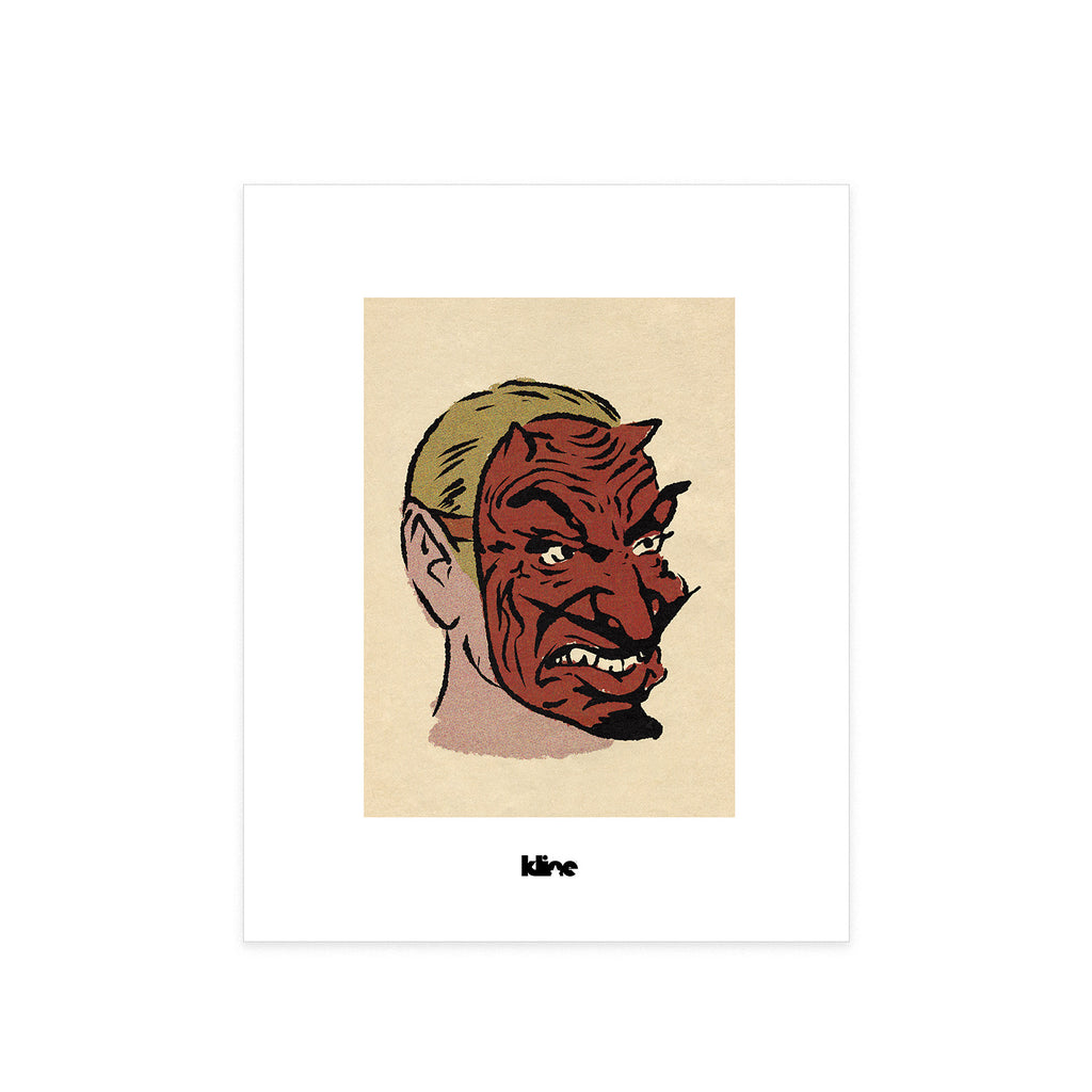 Kline Fine Art Print: Devil Mask