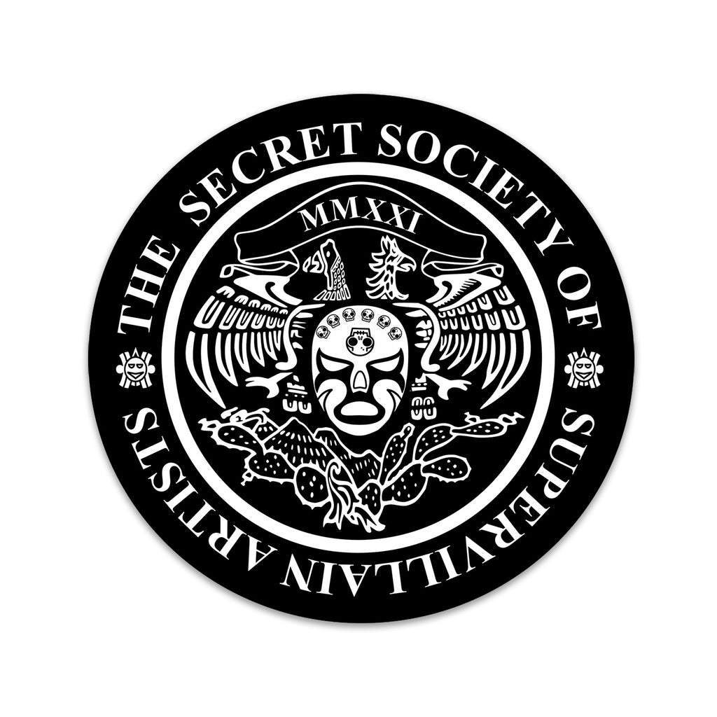 Bruho Secret Society Of Supervillain Artists Sticker