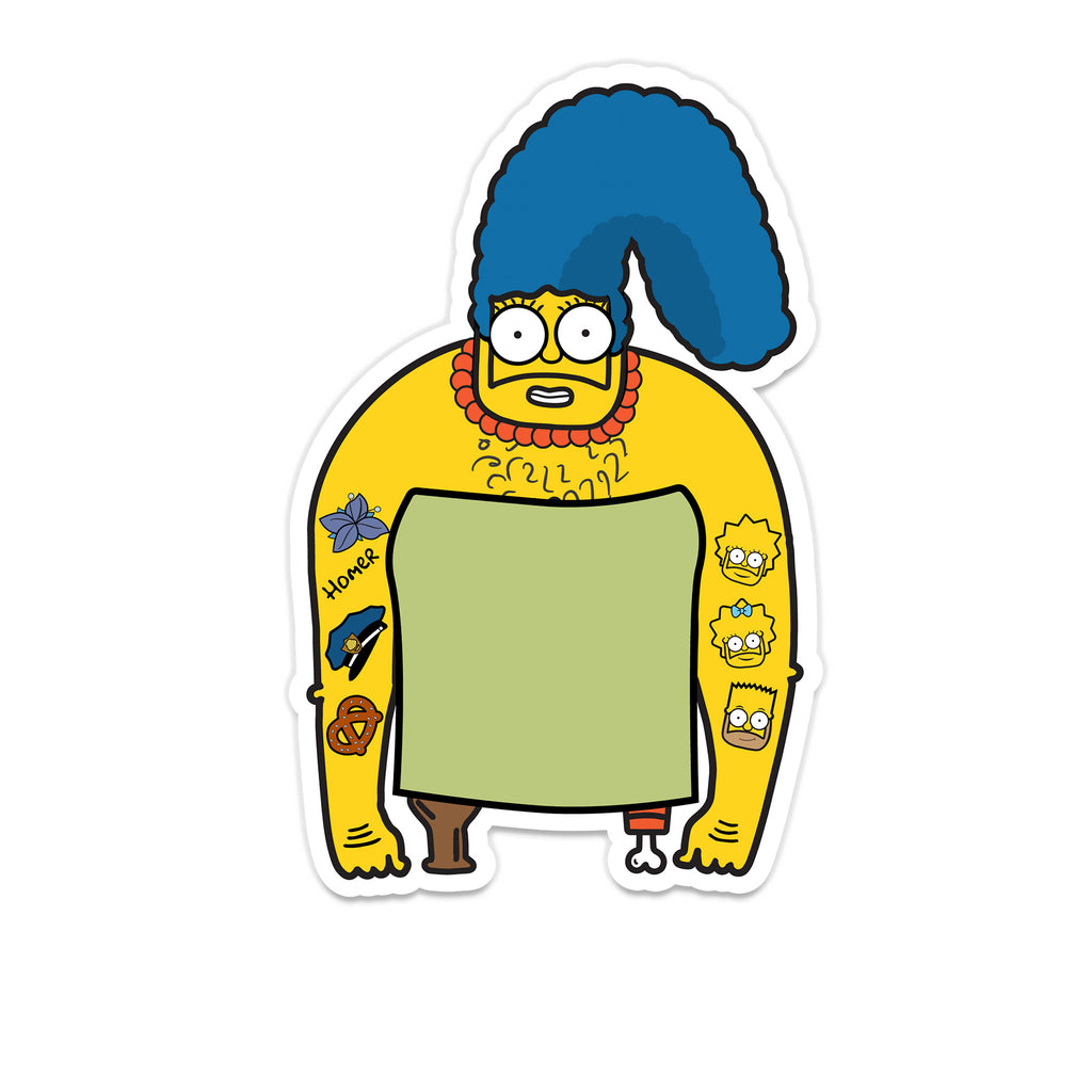 Marge Simpson Sailor Dude Sticker