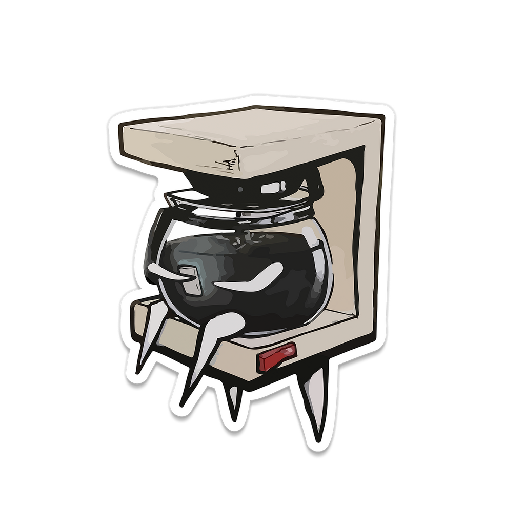 Coffee Character Sticker