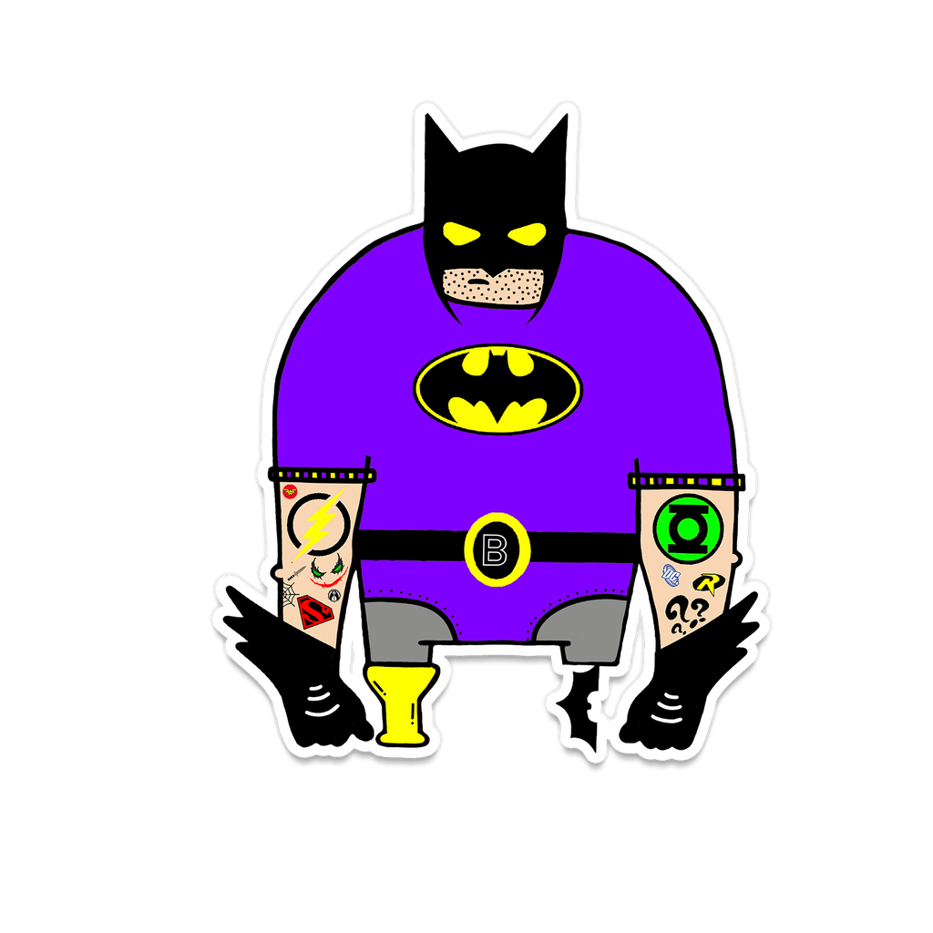 Batman Sailor Dude Sticker