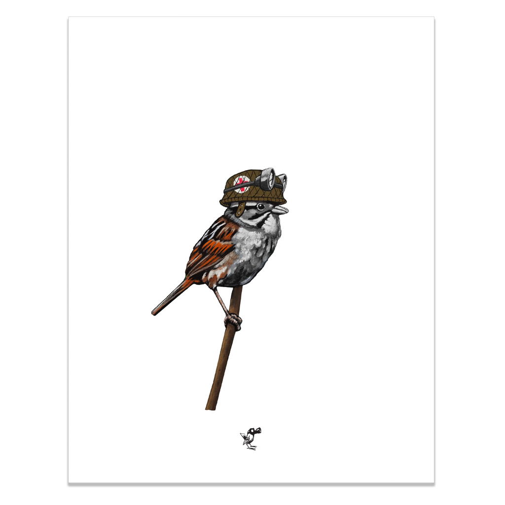 Fine Art Print: Bird Army Series #2 (2 Sizes)