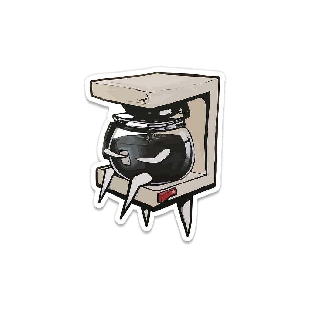 Coffee Character Sticker