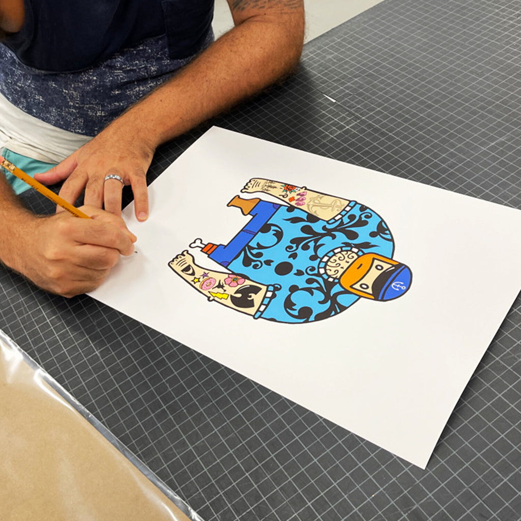 Signed Fine Art Print: Original Sailor Dude (12x18)