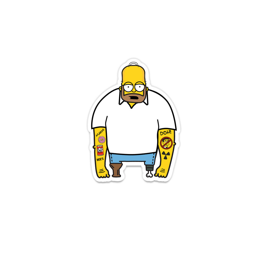 Homer Simpson Sailor Dude Sticker
