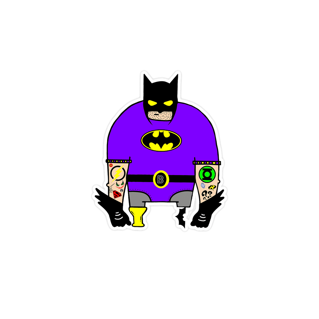 Batman Sailor Dude Sticker