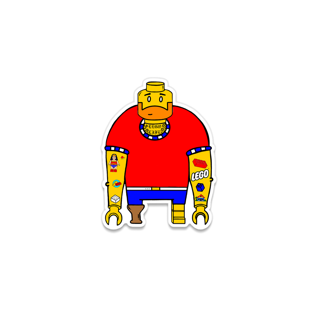 Lego Sailor Dude Sticker