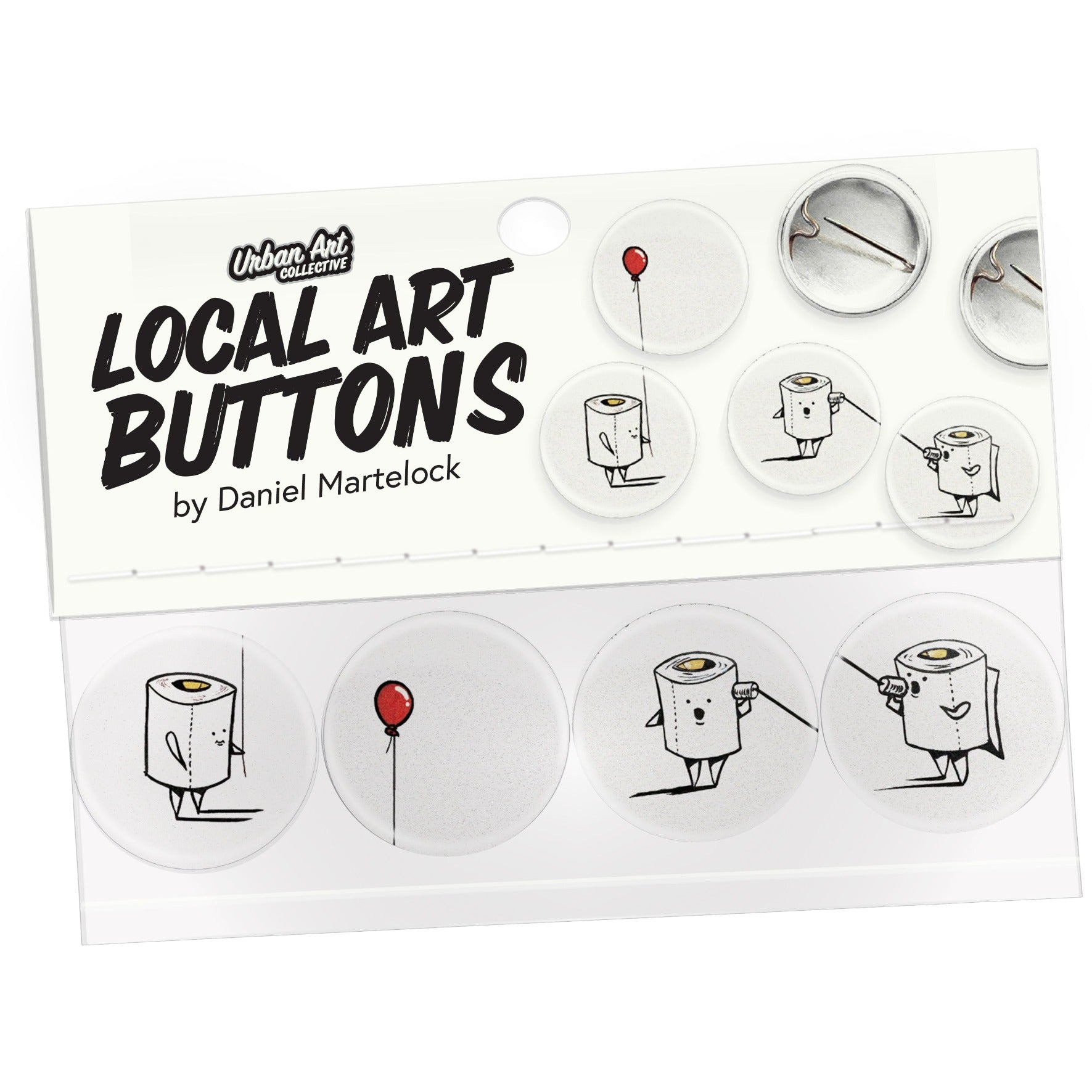 Martelock TP Button 4 Pack