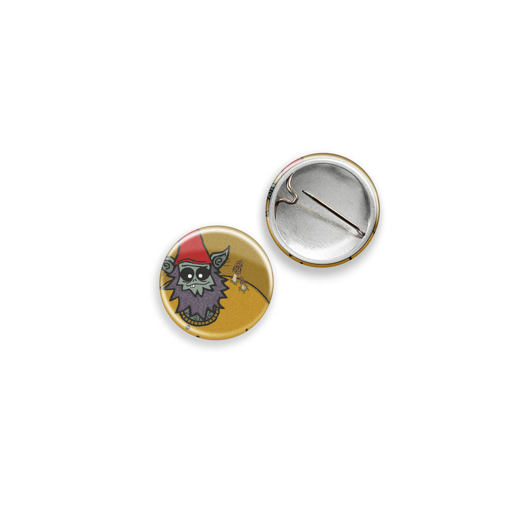 1" Pinback Button: Gnome Sailor Dude