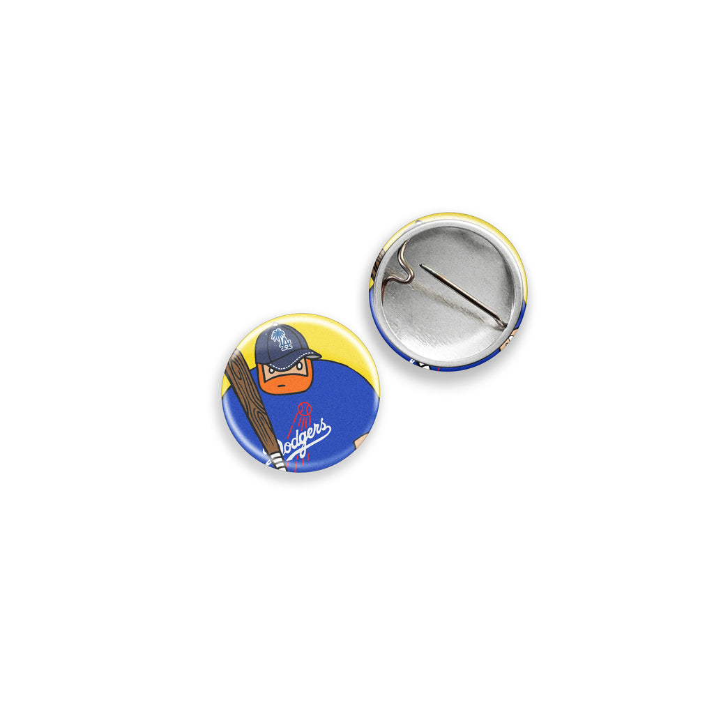 1" Pinback Button:  LA Dodgers Sailor Dude